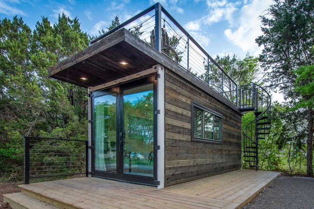 The Windmill-Tiny Container Home Min To Magnolia Bellmead Bagian luar foto